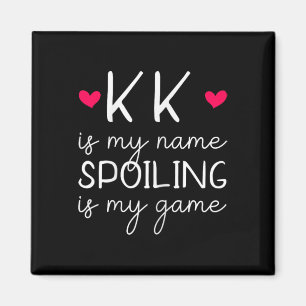 KK ist mein Name, ich heiße, ist mein Spiel lustig Magnet
