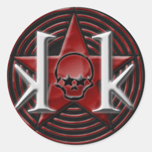 KK-Star-Logo-Aufkleber (rund) Runder Aufkleber