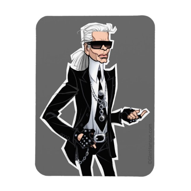 "KL" Premium Flexi Magnet von Glen Hanson (Vertikal)