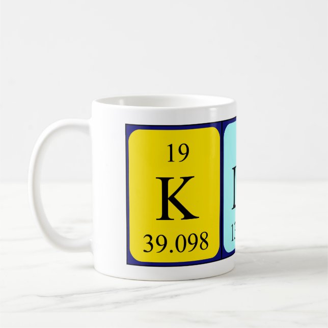 Klaas Periodenname Tasse (Links)