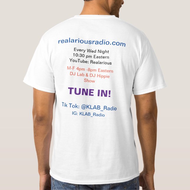 KLAB Radio T-Shirt (Rückseite)