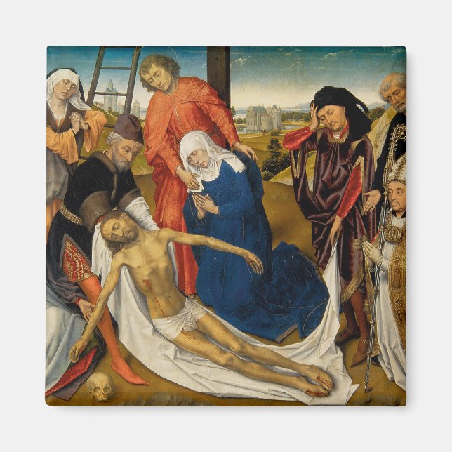 Klage über Totes Christus, c. 1460-1464 Magnet (Vorne)