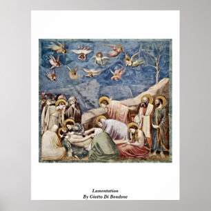 Klage von Giotto Di Bondone Poster
