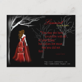 Klage von Sandra Madera Postcards Postkarte