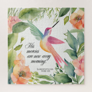 Klagelieder 3:22-23 Kolibri Christlich Puzzle