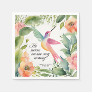 Klagelieder 3:22-23 Kolibri Christlich Serviette