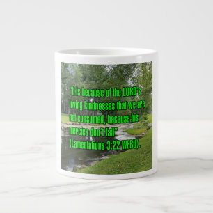 Klagelieder 3:22 WEBU Tasse