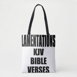 Klagelieder KJV Bibelverse Vertikale Fette Schrift