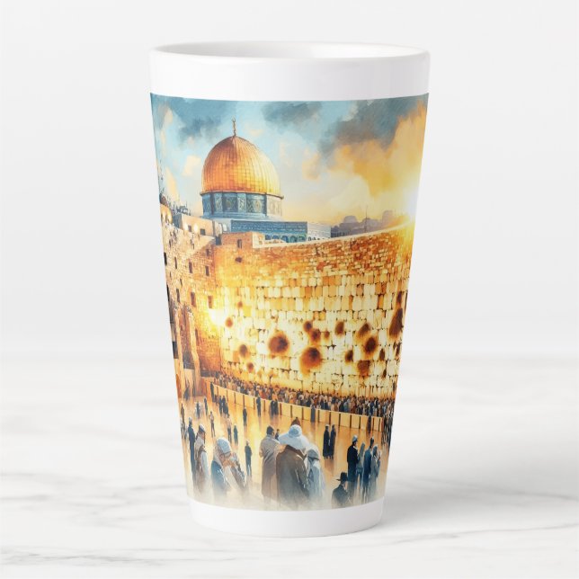Klagemauer Jerusalem Milchtasse (Vorderseite)