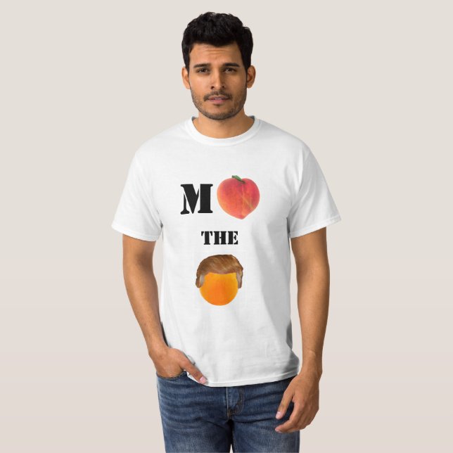 Klagen Sie den orange grundlegenden T - Shirt an (Vorne ganz)