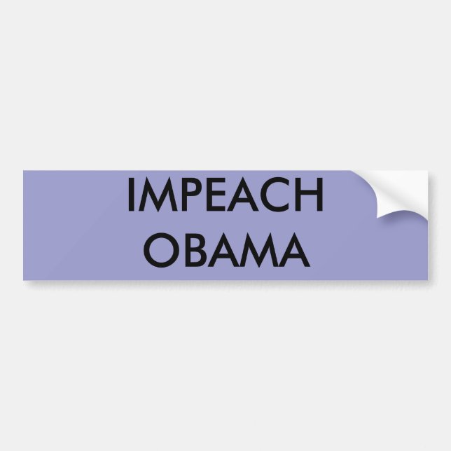 KLAGEN SIE OBAMA AN AUTOAUFKLEBER (Vorne)