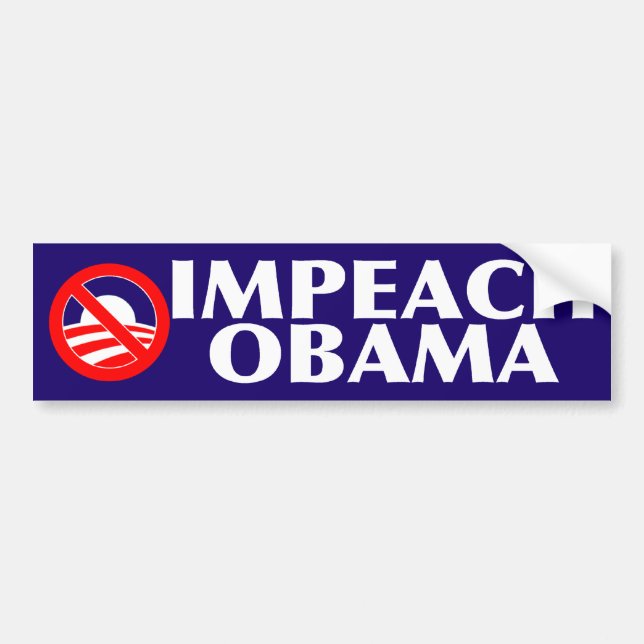 Klagen Sie Obama an Autoaufkleber (Vorne)