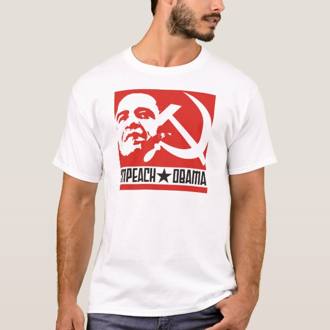 klagen Sie Obama an T-Shirt (Vorderseite)