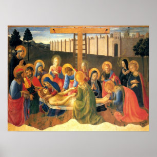 Klagen über Christus Fra Angelico Renaissance Poster
