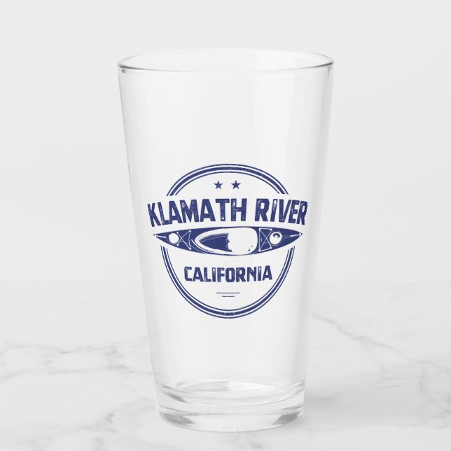 Klamath River, Kalifornien Glas (Vorderseite)