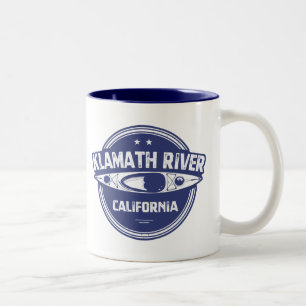 Klamath River, Kalifornien Zweifarbige Tasse