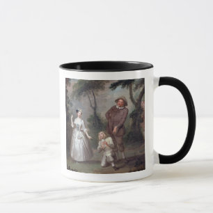 Klammer Woffington als Rosalind mit Celia und Tasse