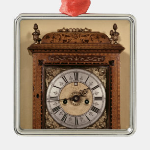 Klammeruhr, c.1700 silbernes ornament