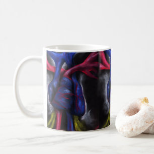 Klang einer anatomischen Wissenschaft des Blauen H Kaffeetasse