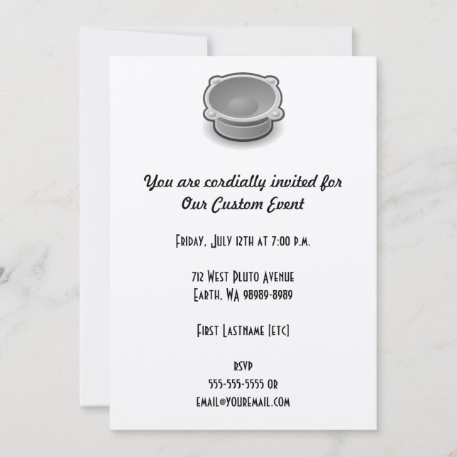 Klang Einladung (Vorderseite)