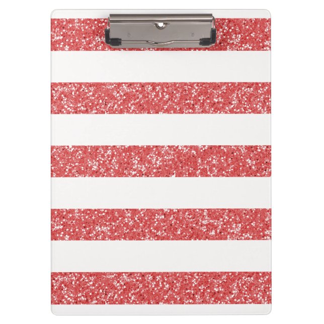 Klappe Glitzer-Look Strips Klemmbrett (Vorderseite)