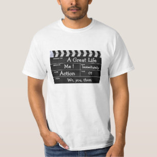 Klappe Kino "Ein großartiges Leben" T-Shirt