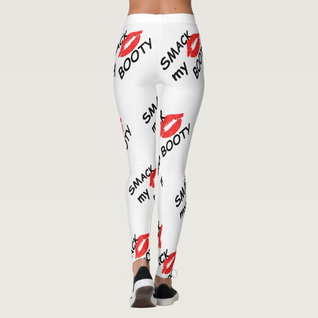 Klappen Sie meinen Hintern, ein kinkes Design mit  Leggings (Rückseite)