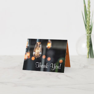 Klapper Dank Ihrer Card Country Light Bulbs Dankeskarte