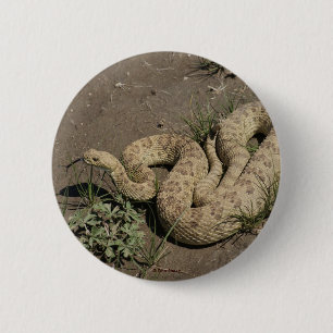 Klapperschlange des Grasland-R6 Button