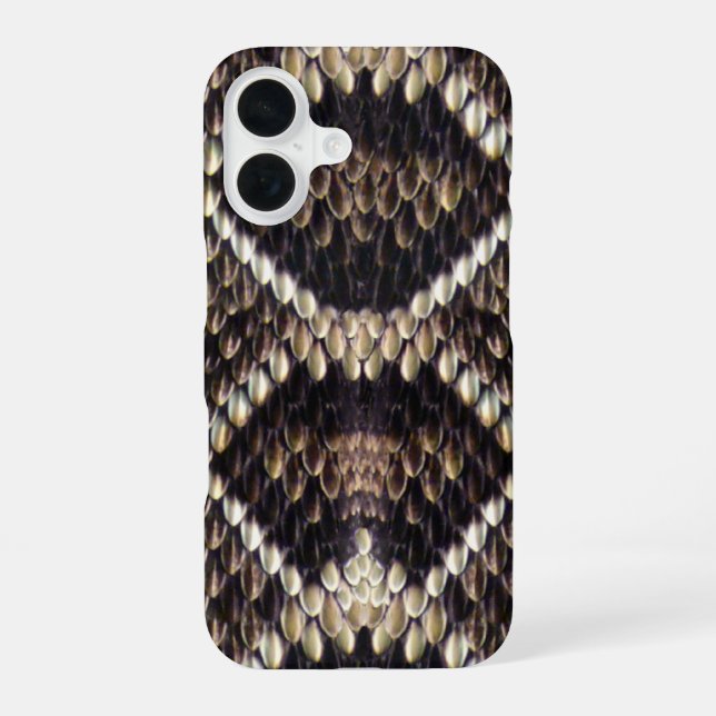 Klapperschlange Handy-Fall iPhone 16 Hülle (Rückseite)