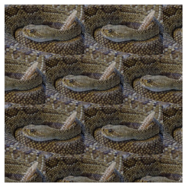 Klapperschlangenfoto Stoff (Muster)