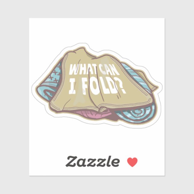 Klappkleidung, Wäschetag Aufkleber (Blatt)