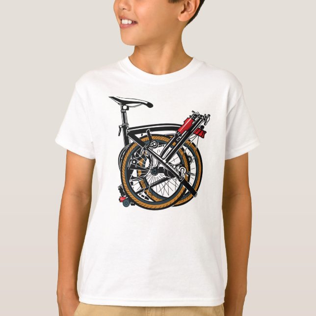 Klapprad T-Shirt (Vorderseite)