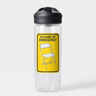 Klappstuhl für den Notfall Trinkflasche