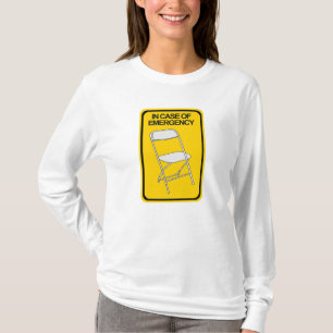 Klappstuhl Notfall T-Shirt