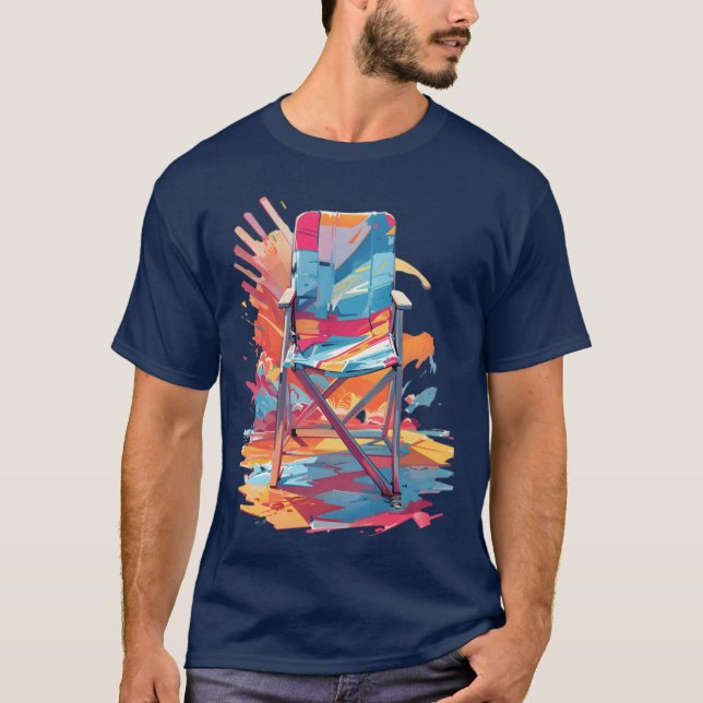 Klappstuhl T-Shirt (Vorderseite)