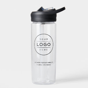 Klare CamelBak Trinkflasche mit Logo