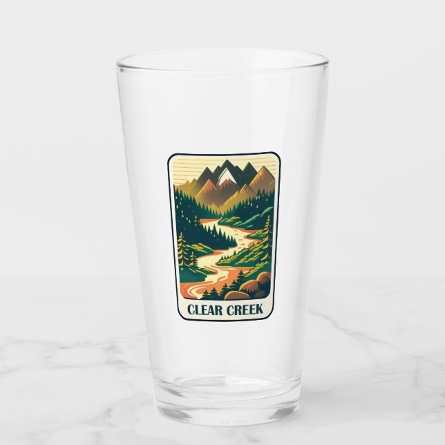 Klare Creek Colorado Farben Glas (Vorderseite)
