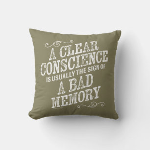 Klare Gewissenshebelkissen Kissen