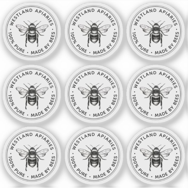 Klare Kennzeichnung für Bienenwachs-Lippenbalsam,  Aufkleber (Vorderseite)