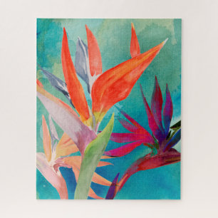 Klare Paradiesvögel Puzzle