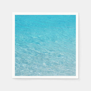 Klare Ruhe im blauen Meer Serviette