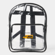 Klare Schulrucksäcke CrossBody-Taschen