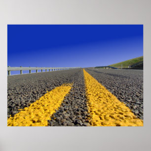 klare Straße Poster