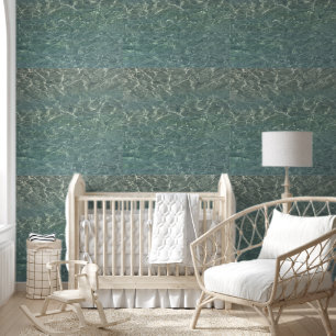Klare Wassermuster Strand Aquamarin Blue Green Oce Tapete