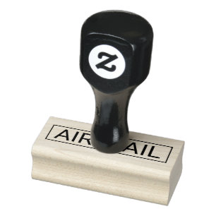 Klarer Luftpost-Stempel mit scharfem Druck Gummistempel
