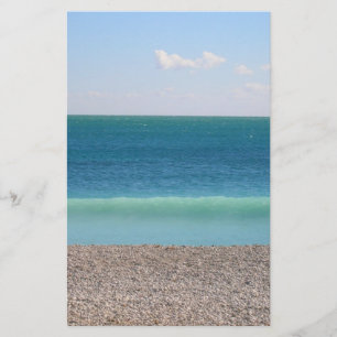 Klares blaues Meer stationär Briefpapier