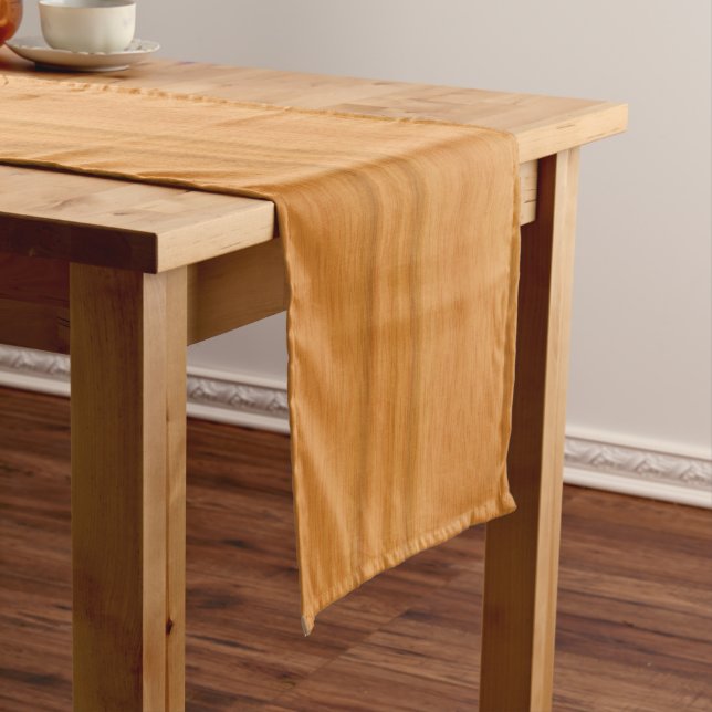 Klares Holz Kurzer Tischläufer (Beispiel)