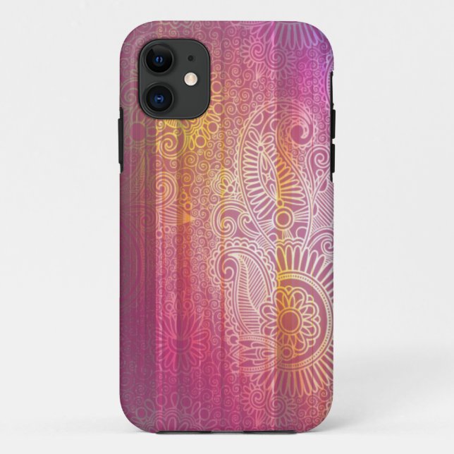 Klares Paisley-Gekritzel kopiert iPhone 5 Fall Case-Mate iPhone Hülle (Rückseite)
