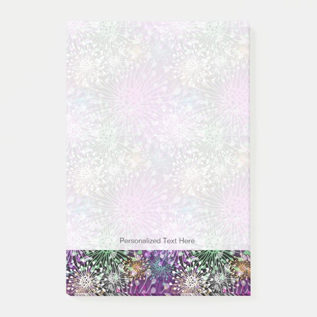 Klares pickeliges Muster Post-it Klebezettel (Vorderseite)